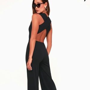 Lulu’s thinking outloud black jumpsuit